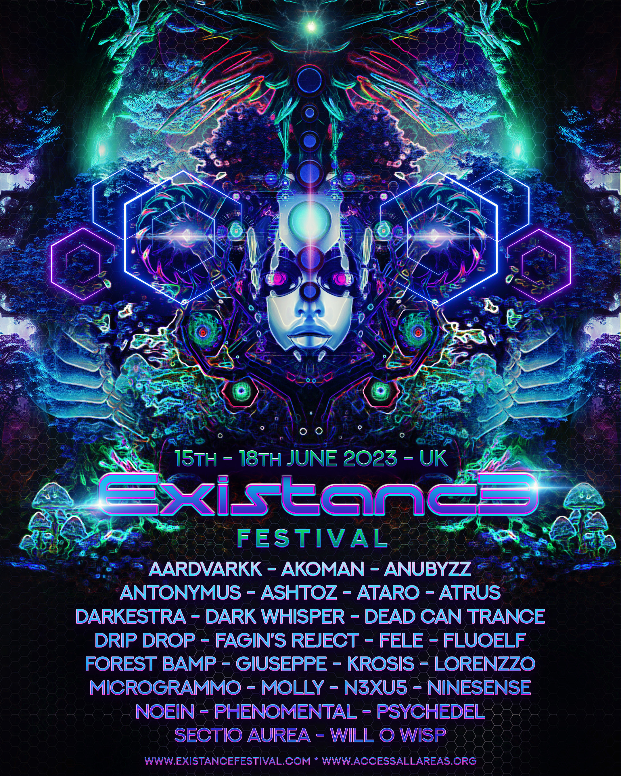 Existance 2023 poster dark